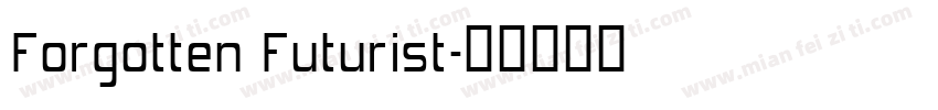 Forgotten Futurist字体转换